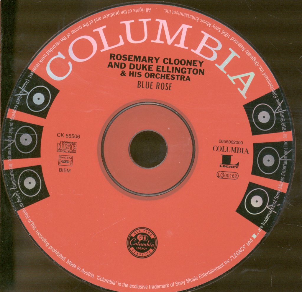 Rosemary Clooney And Duke Ellington And His Orchestra - Blue Rose - Cd