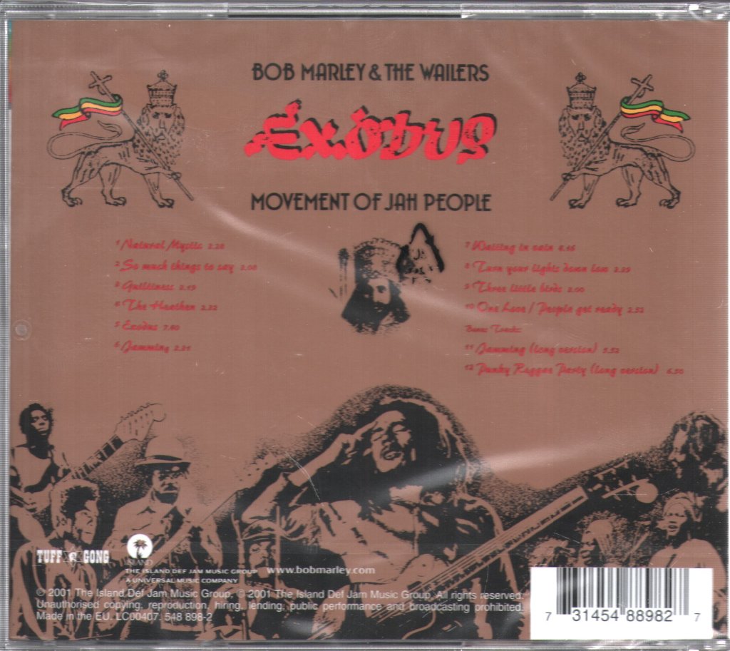 Bob Marley & The Wailers - Exodus - Cd