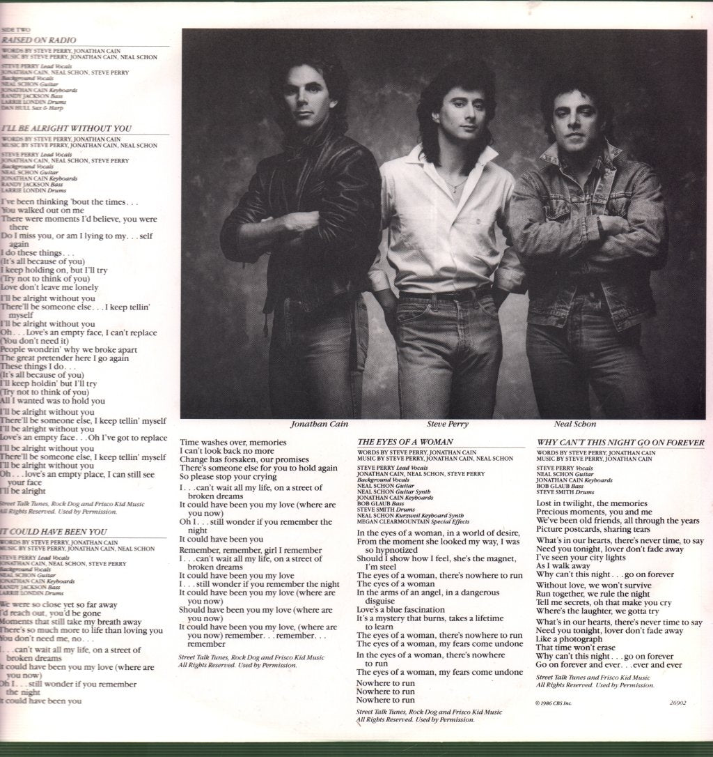 Journey - Raised On Radio - Lp