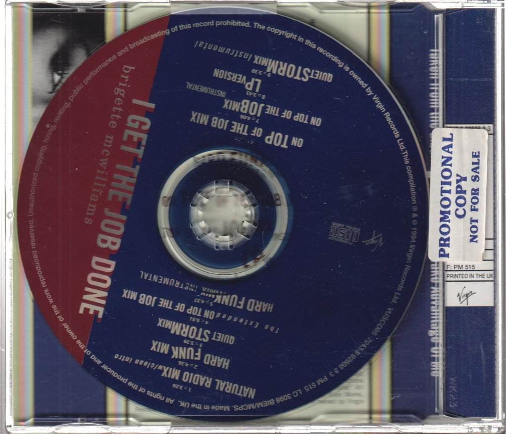 Brigette Mcwilliams - I Get The Job Done - Cd