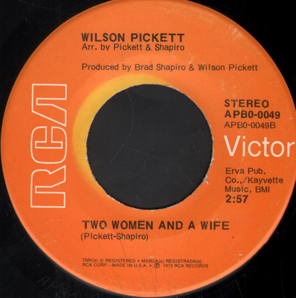 Wilson Pickett - Take A Closer Look At The Woman You're With - 7 Inch