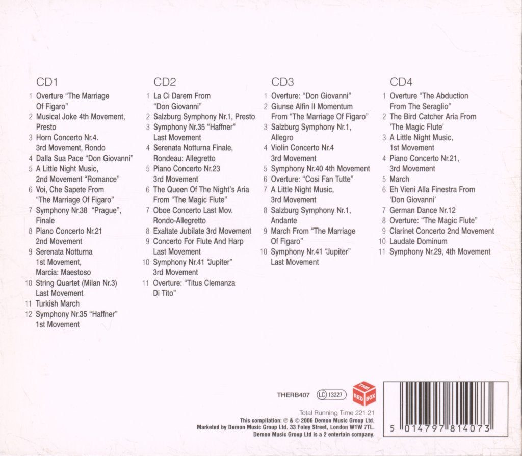 Various Artists - Mozart - Ultimate Collection - Cd Set