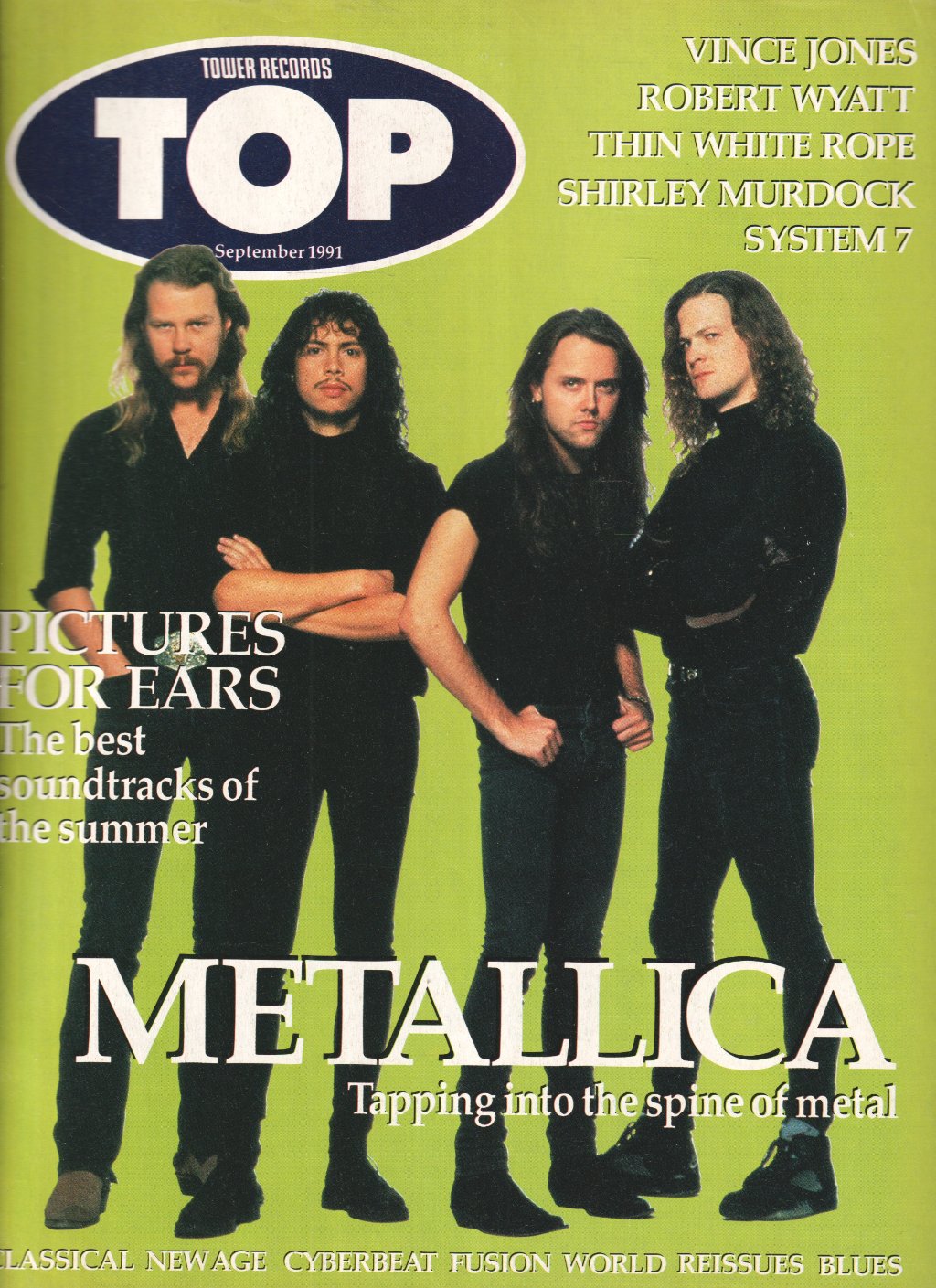 Metallica - Top - september 1991 - Magazine