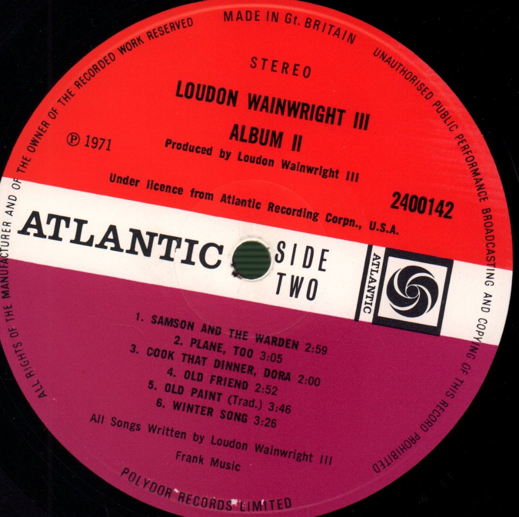 Loudon Wainwright 3 - Album 2 - Lp