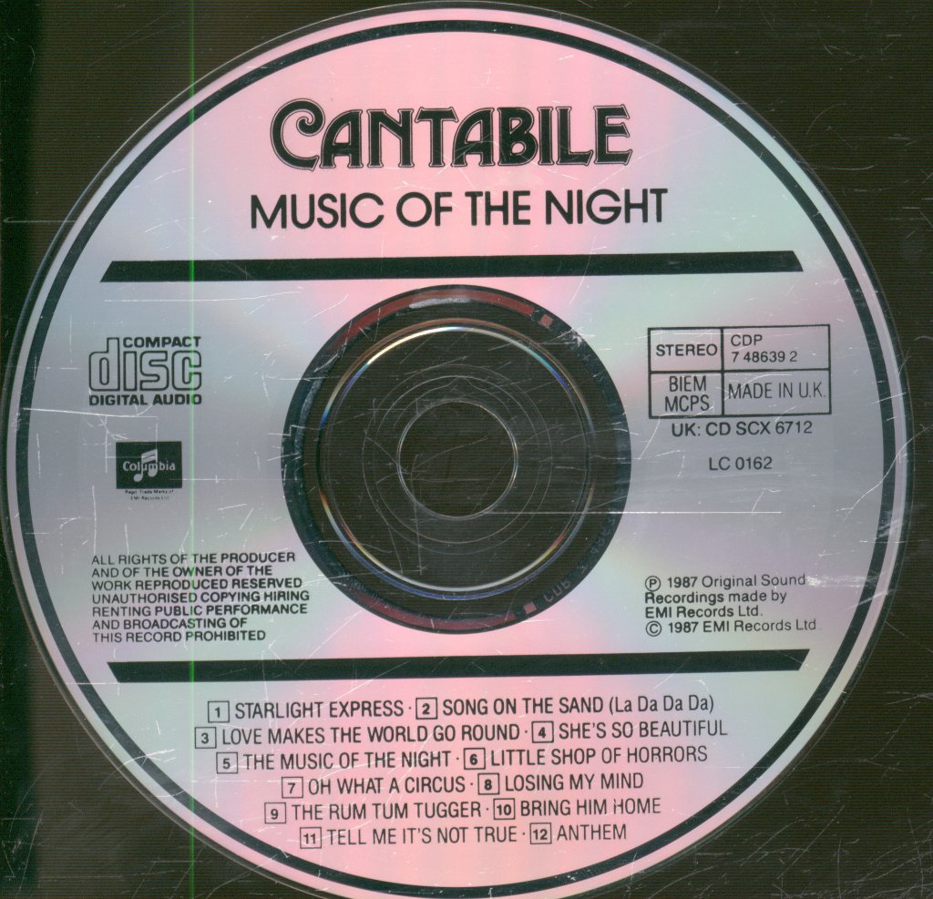 Cantabile - Music Of The Night - Cd