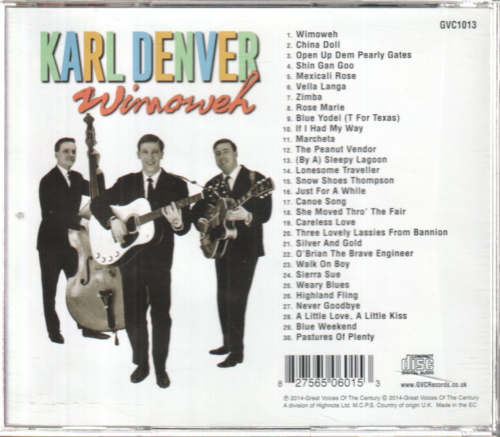 Karl Denver - Wimoweh - Cd