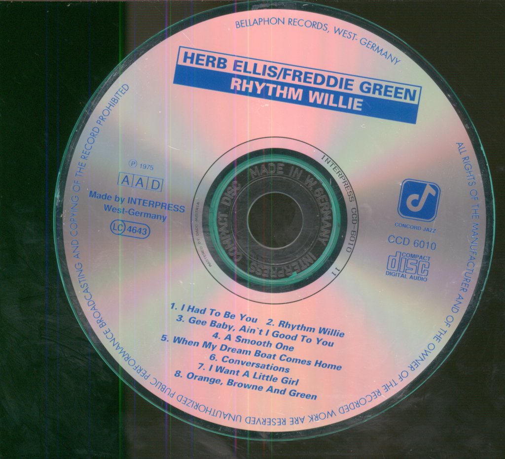 Herb Ellis, Freddie Green - Rhythm Willie - Cd