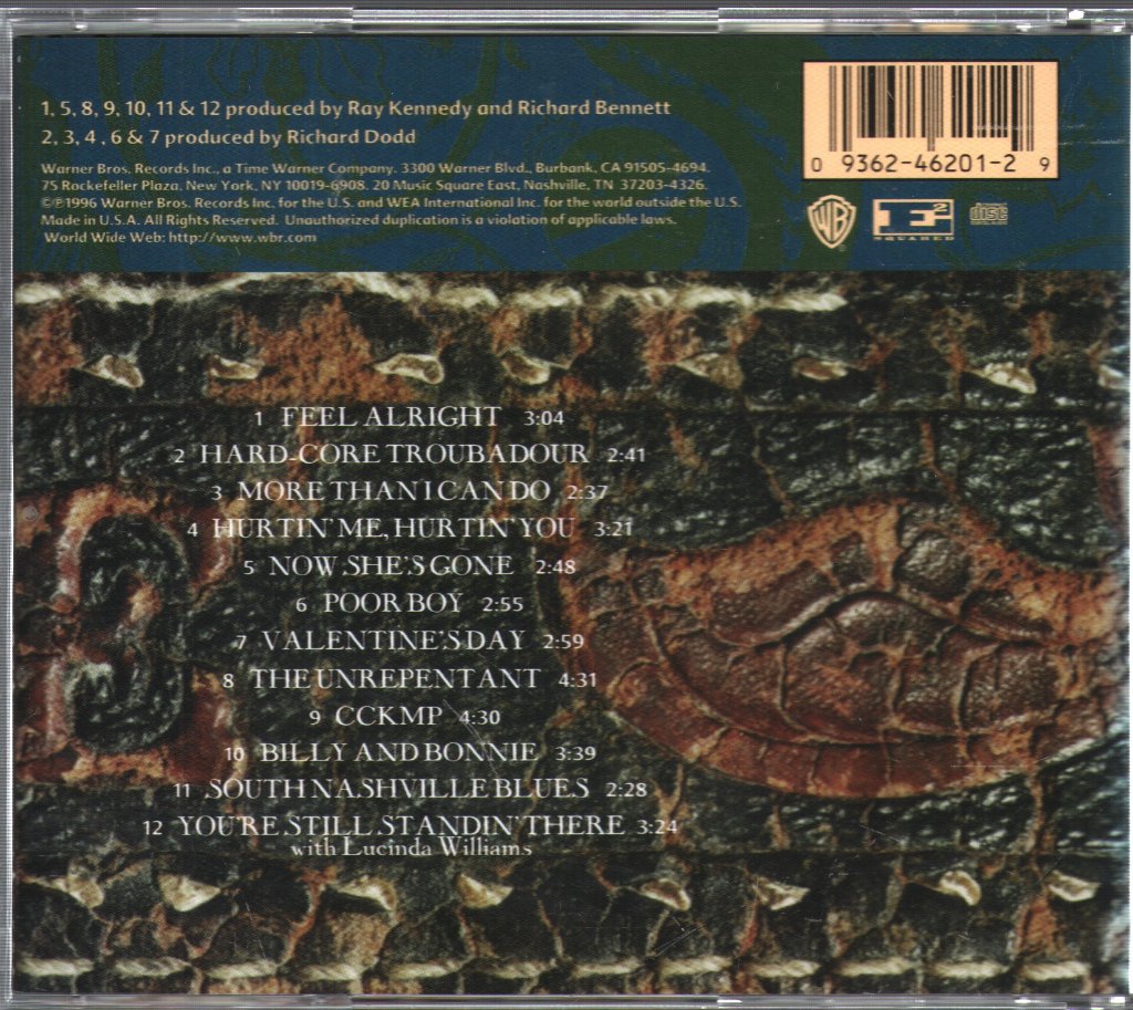 Steve Earle - I Feel Alright - Cd