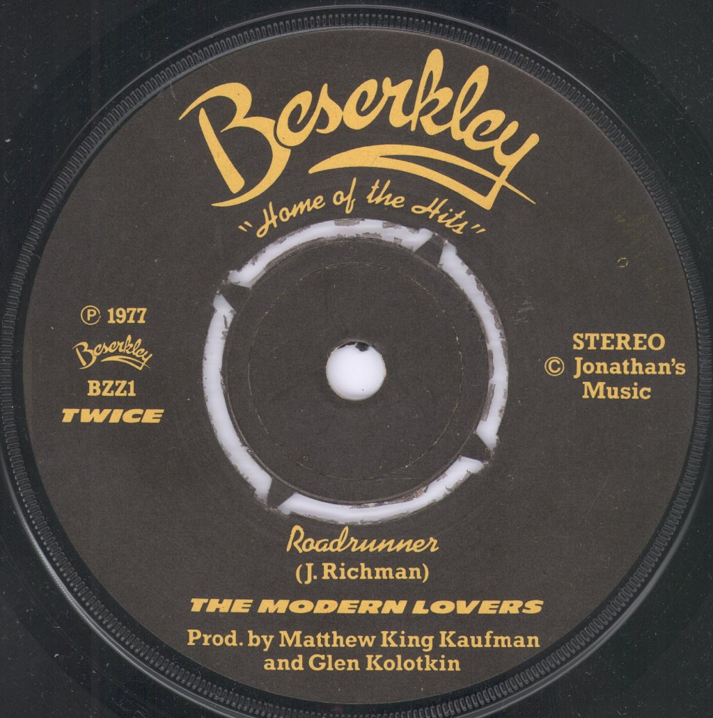 Jonathan Richman - Roadrunner - 7 Inch