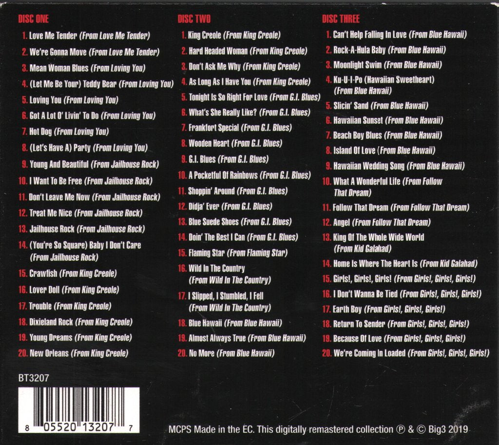 Elvis Presley - Elvis At The Movies - Cd Set