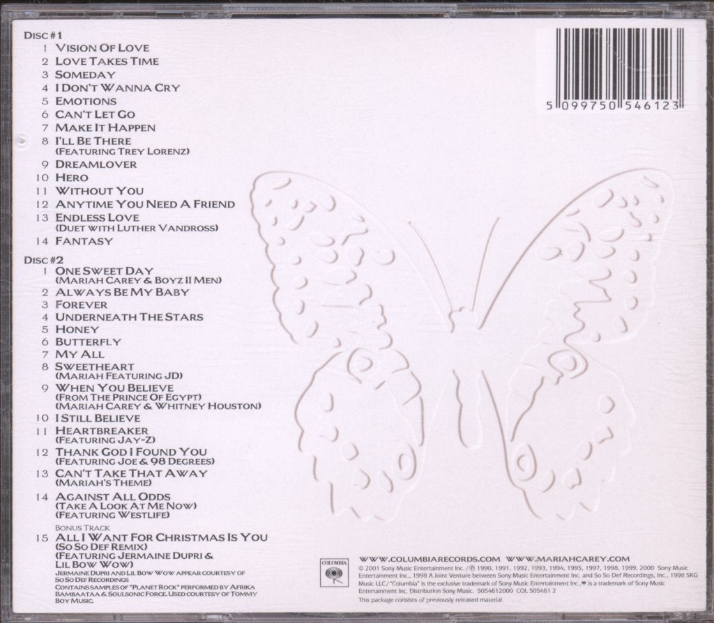 Mariah Carey - Greatest Hits - Double Cd