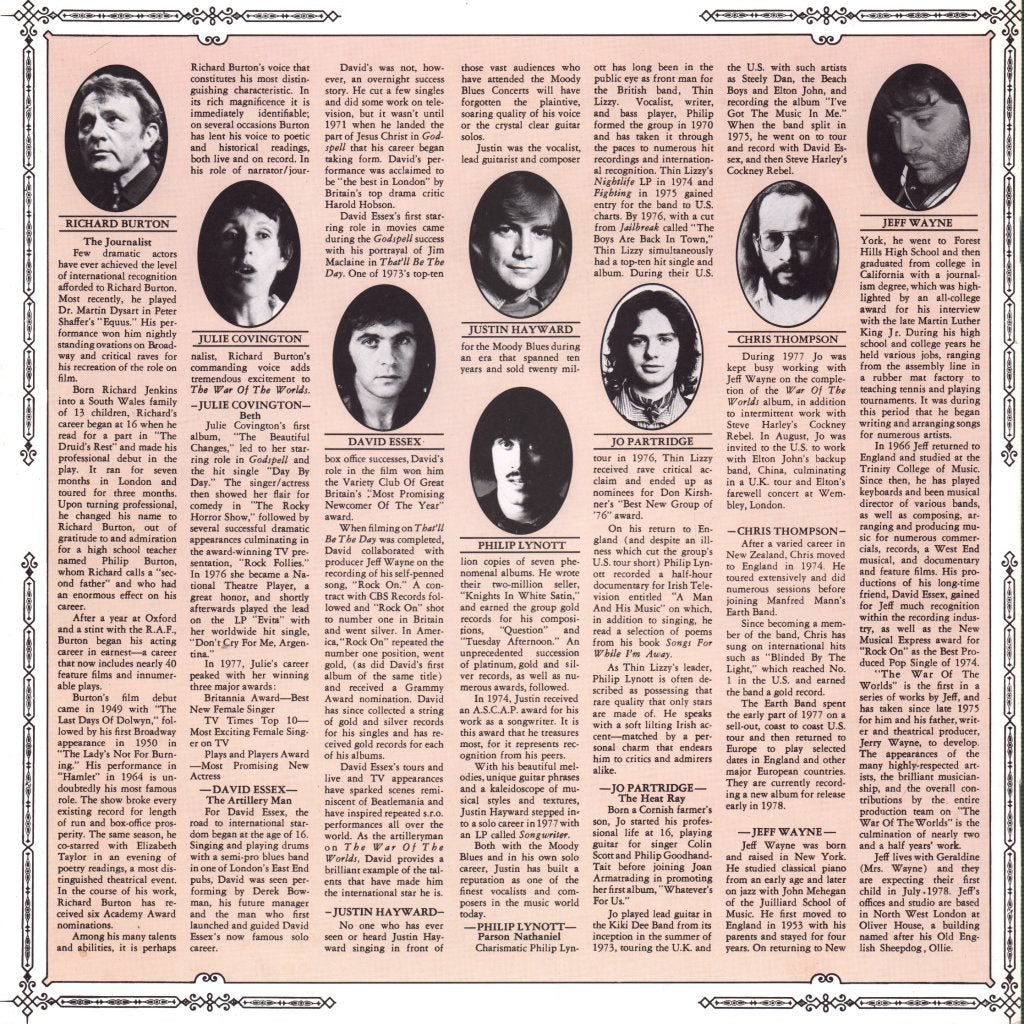 Jeff Wayne - War Of The Worlds - Double Lp