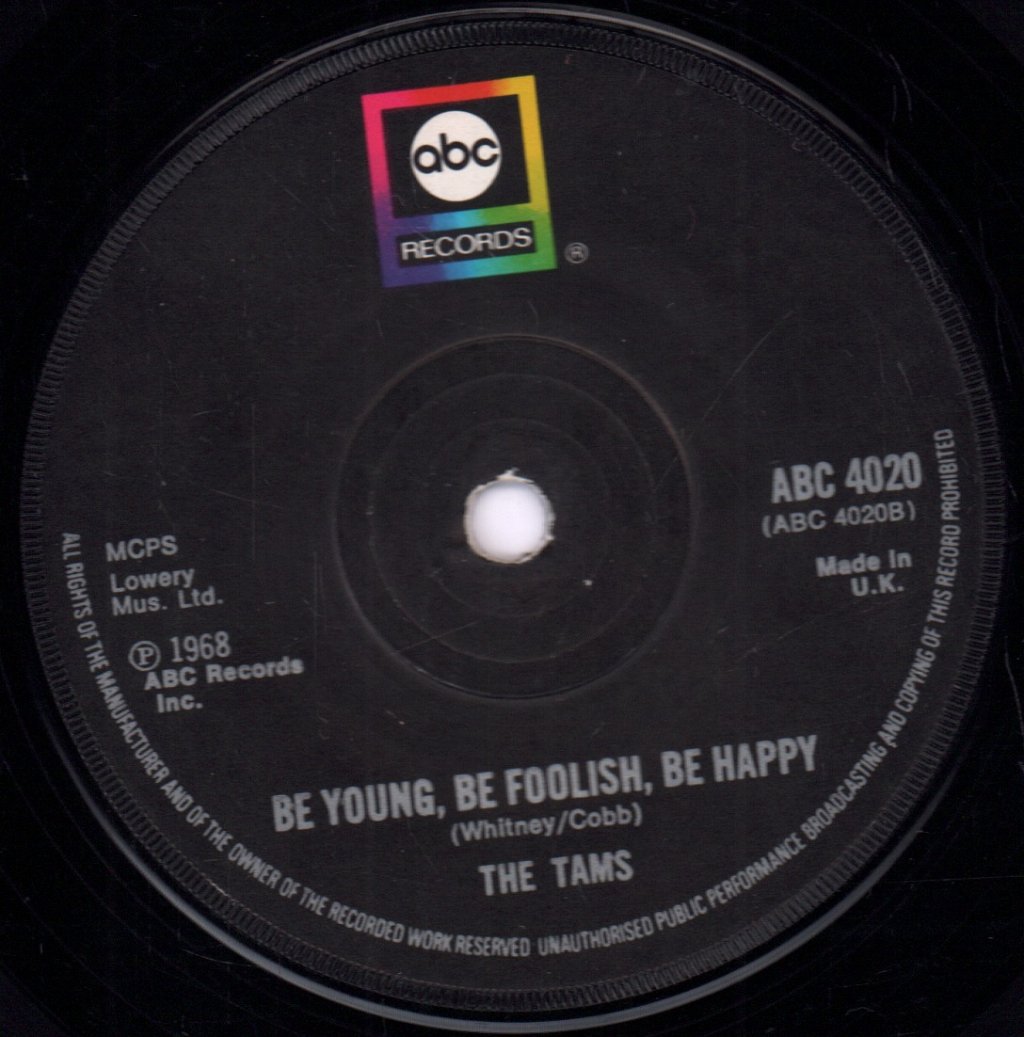 Tams - Hey Girl, Don't Bother Me - 7 Inch