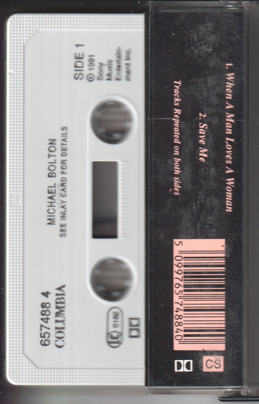 Michael Bolton - When A Man Loves A Woman - Cassette