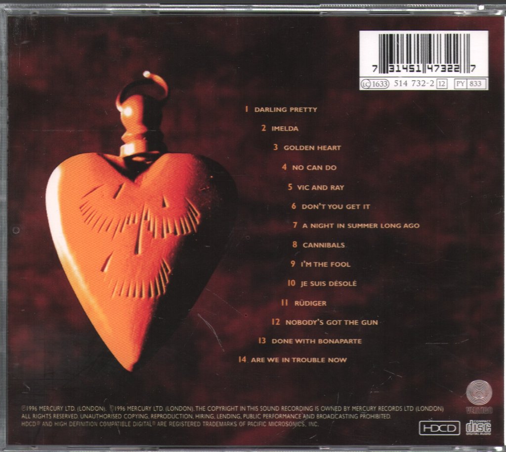 Mark Knopfler - Golden Heart - Cd