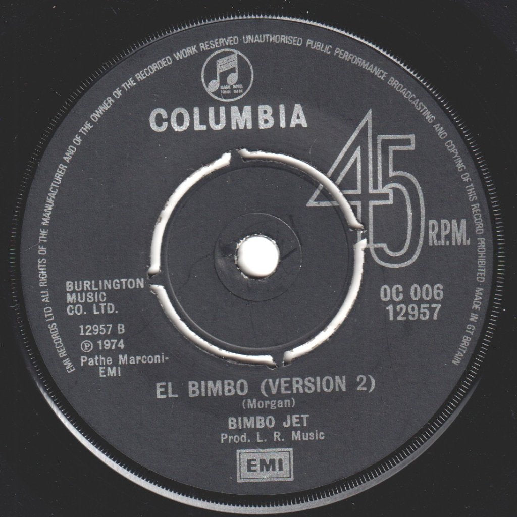 Bimbo Jet - El Bimbo - 7 Inch