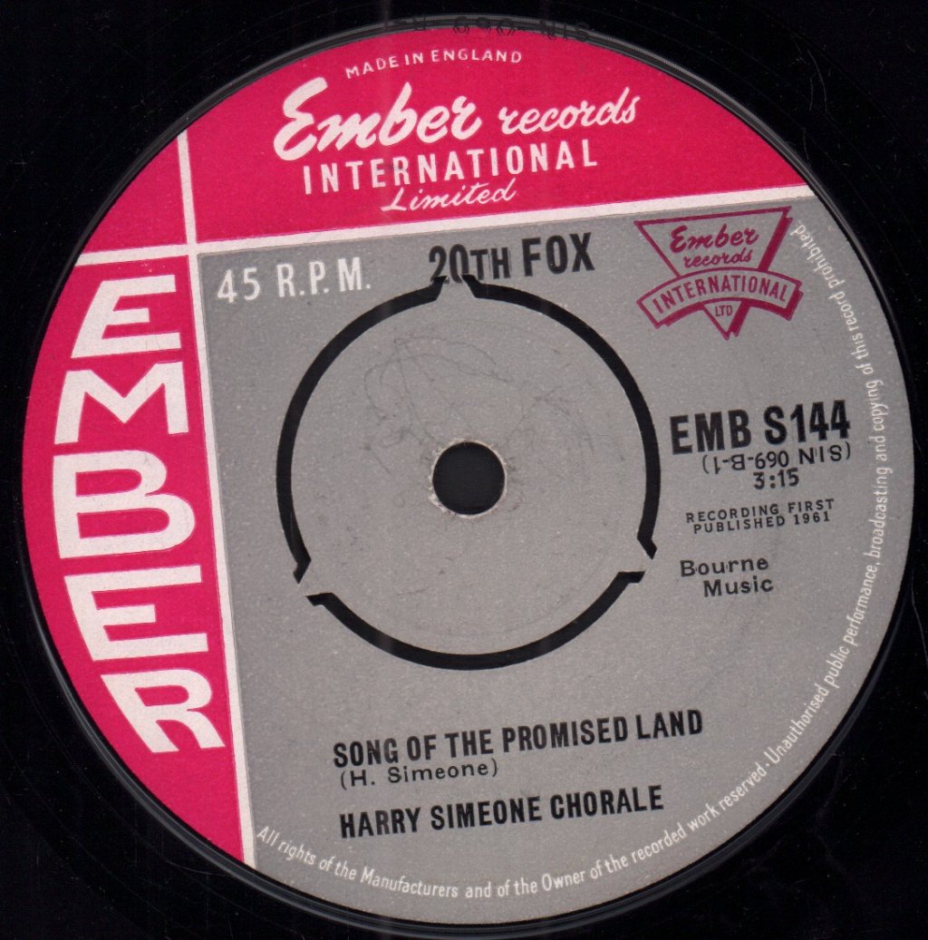 Harry Simeone Chorale - Onward Christian Soldiers - 7 Inch