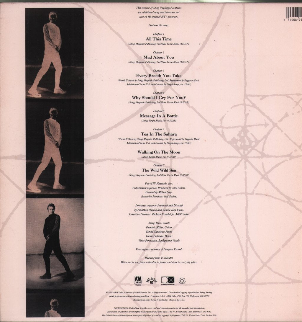 Sting - Unplugged - Laser Disc