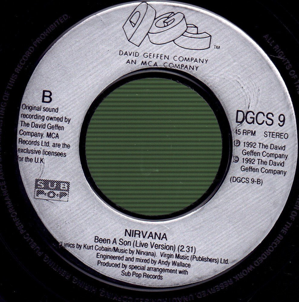 Nirvana - Lithium - 7 Inch