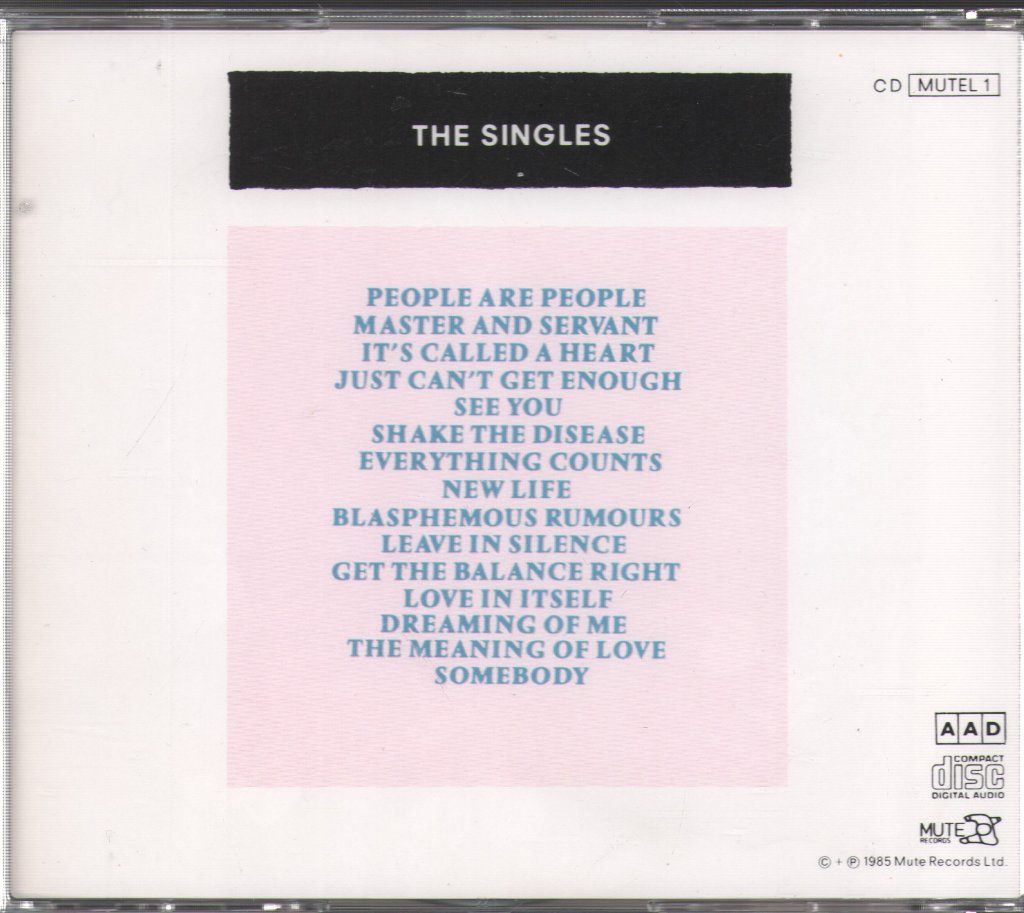 Depeche Mode - Singles 81-85 - Cd