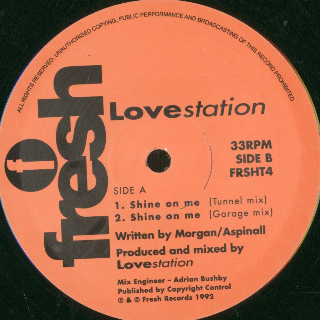 Lovestation - Shine On Me - 12 Inch