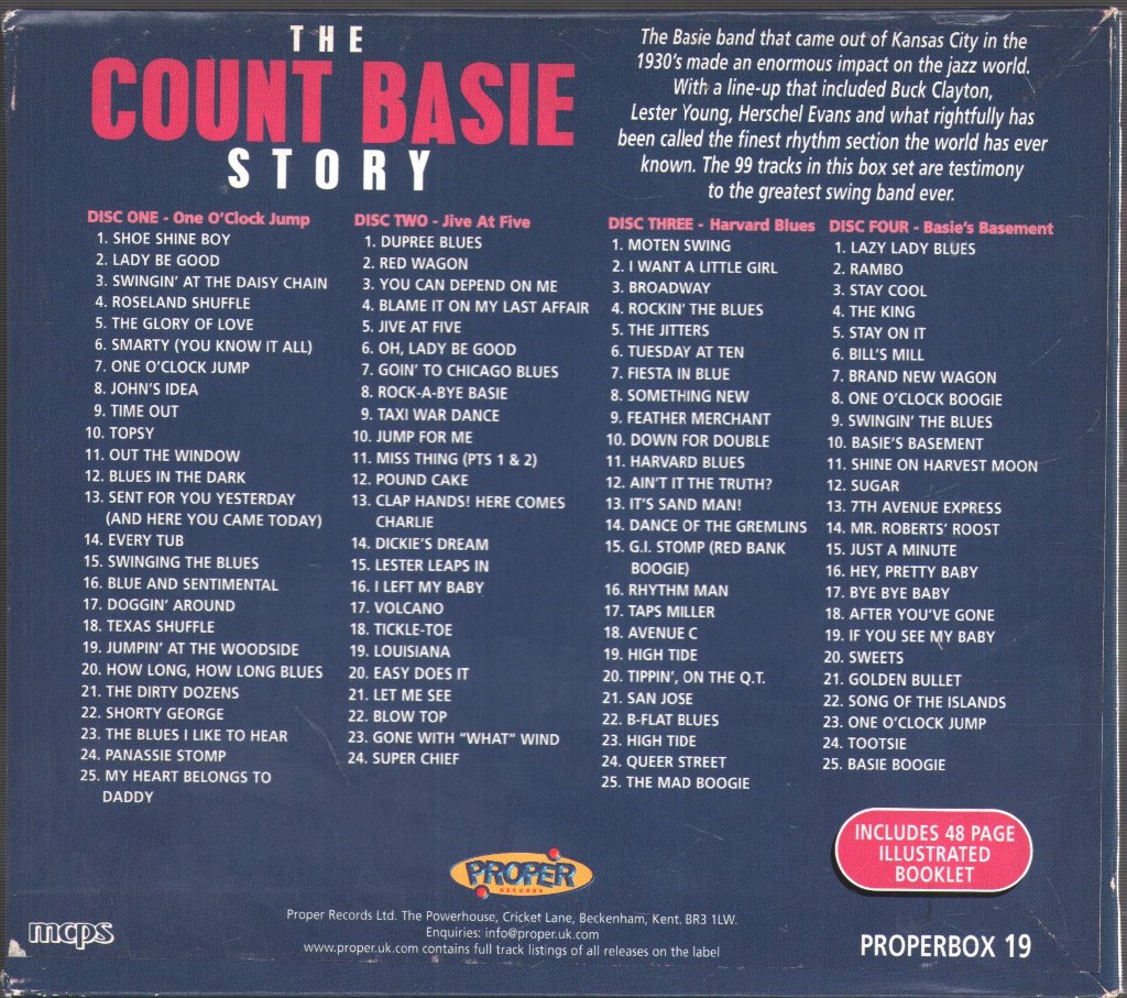 Count Basie - Count Basie Story - Cd Set