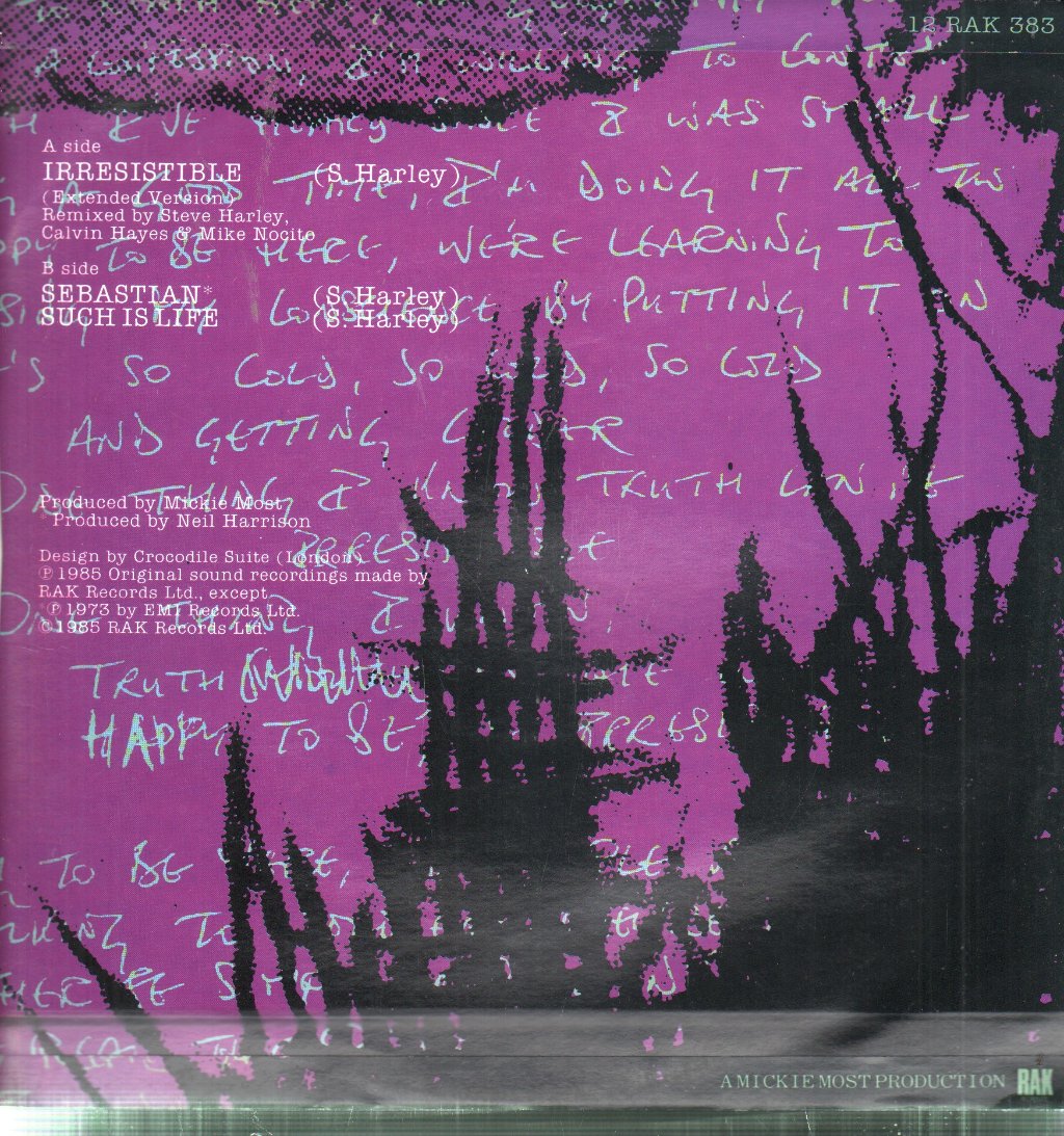 Steve Harley And Cockney Rebel - Irresistible - 12 Inch