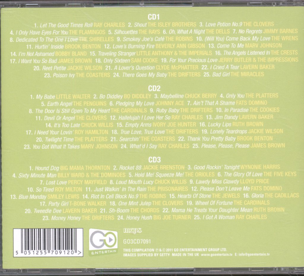 Various Artists - Lemon Popsicles & Strawberry Milkshakes Let The Good Times Roll - Triple Cd