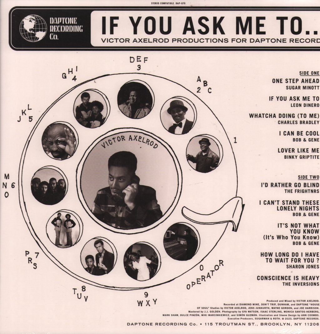 Victor Axelrod - If You Ask Me To... (Victor Axelrod Productions for Daptone Records) - Lp