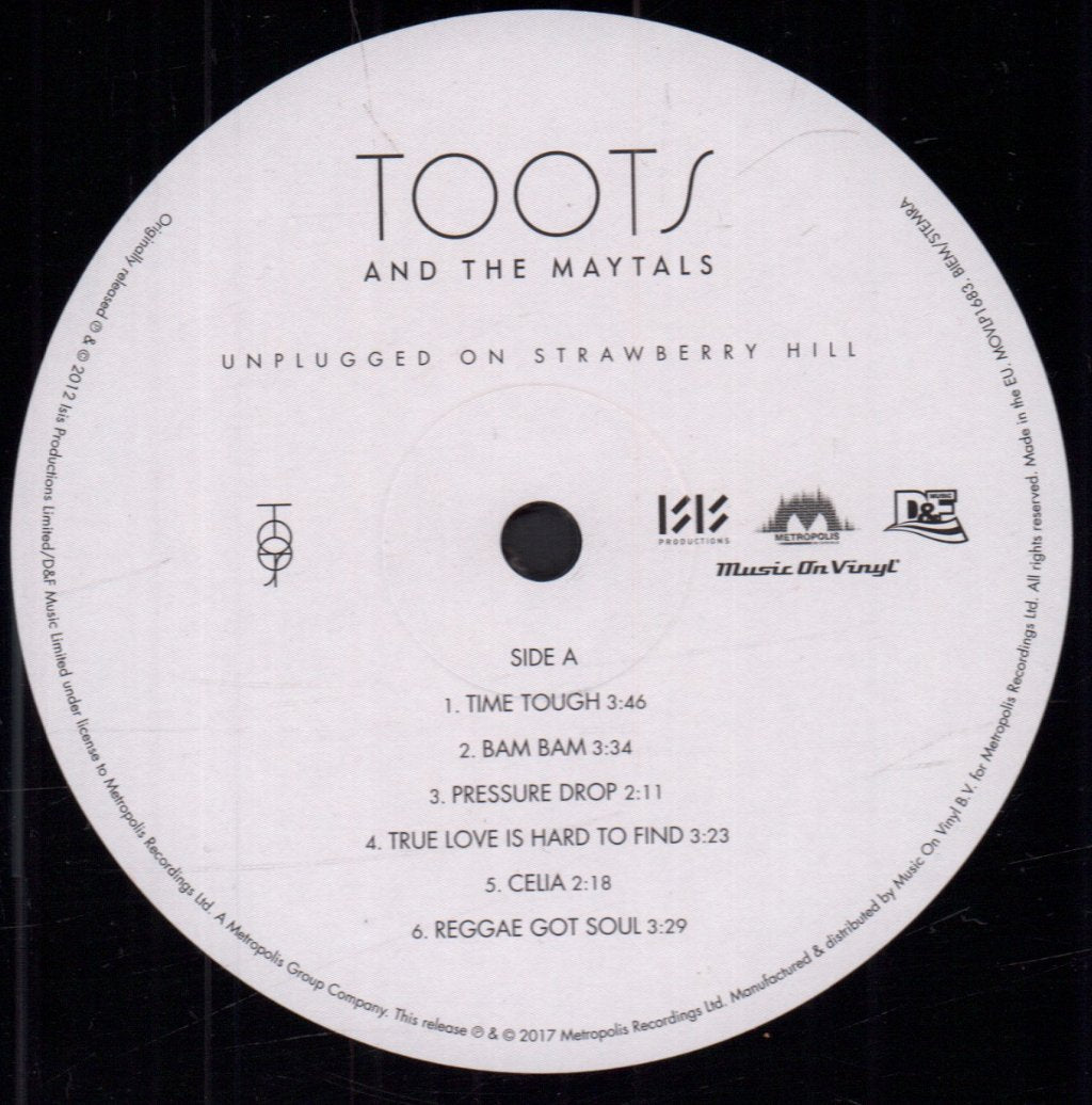 Toots & The Maytals - Unplugged On Strawberry Hill - Lp