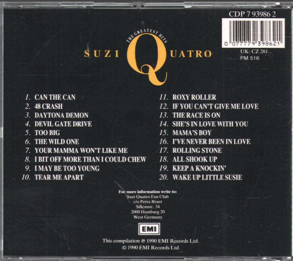 Suzi Quatro - Wild One - The Greatest Hits - Cd
