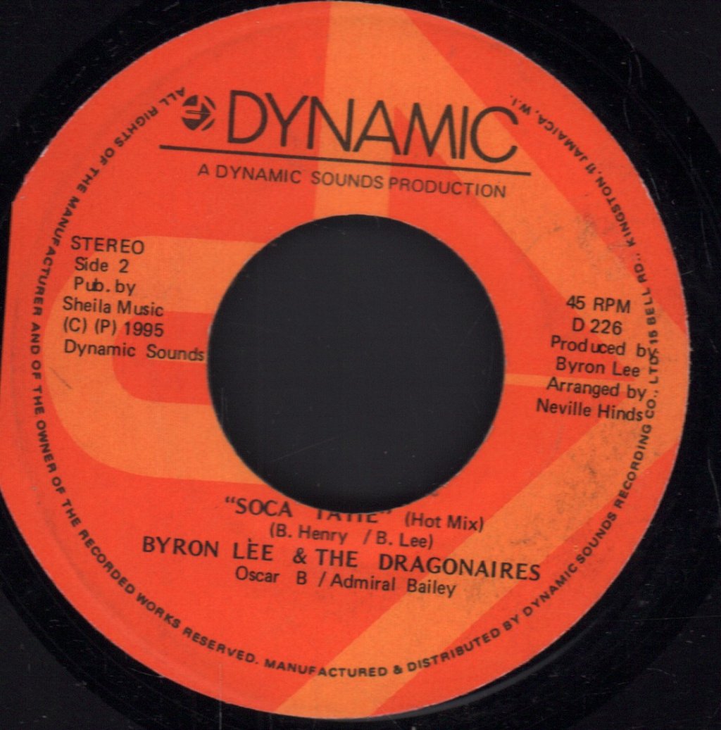 Byron Lee And The Dragonaires - Soca Tatie - 7 Inch