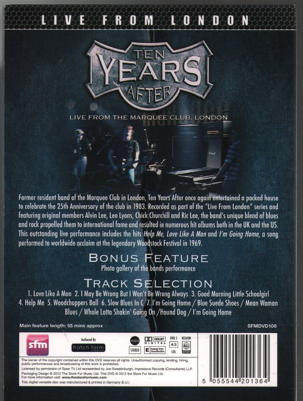 Ten Years After - Live From The Marquee Club, London - Dvd