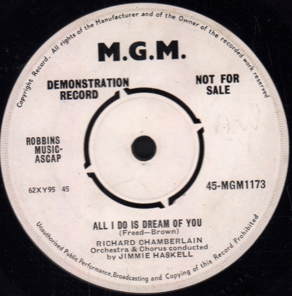 Richard Chamberlain - Love Me Tender - 7 Inch