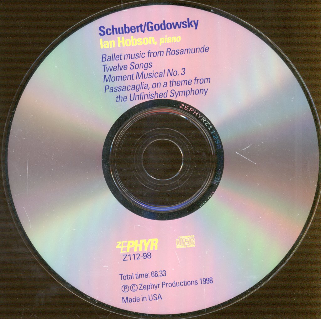 Ian Hobson - Schubert/Godowsky Transcriptions: Twelve Songs - Cd