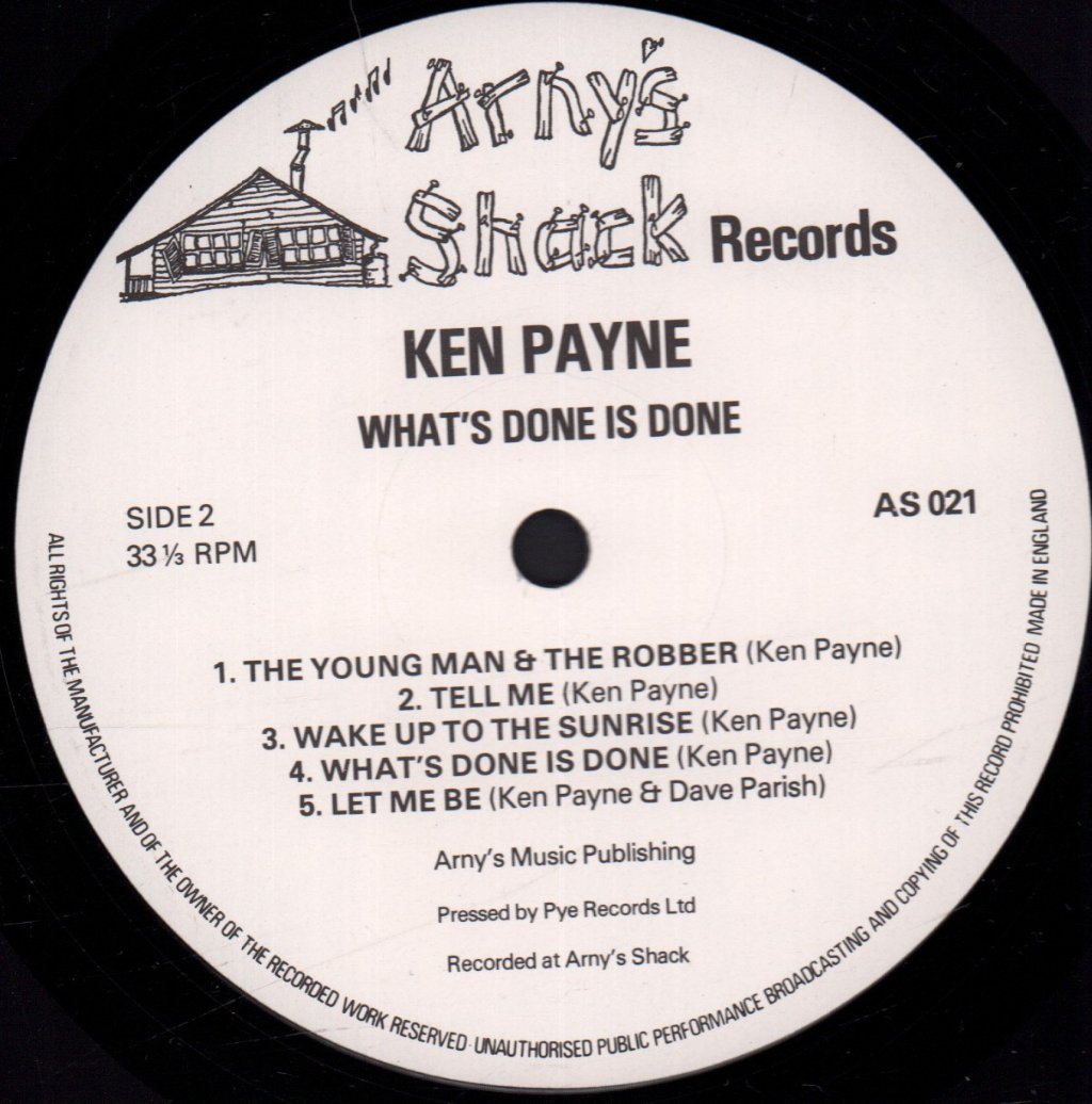 Judith And Ken - What's Done Is Done - Lp