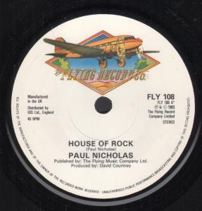 Paul Nicholas - House Of Rock - 7 Inch