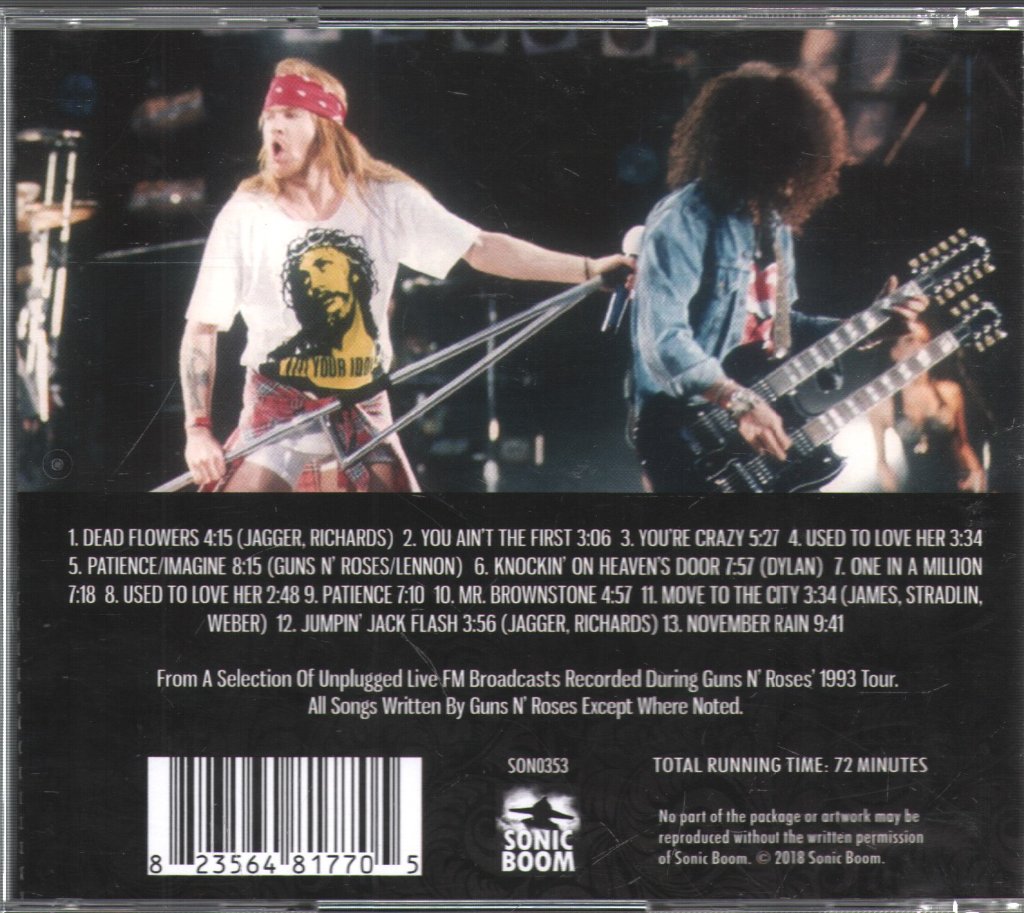 Guns N' Roses - Unplugged 1993 - Cd