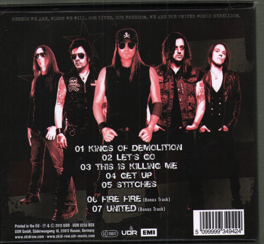Skid Row - United World Rebellion - Chapter One - Cd Box Set