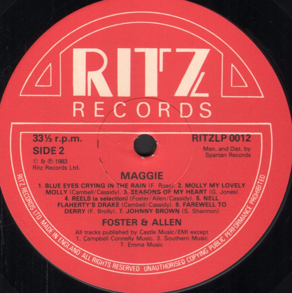 Foster And Allen - Maggie - Lp