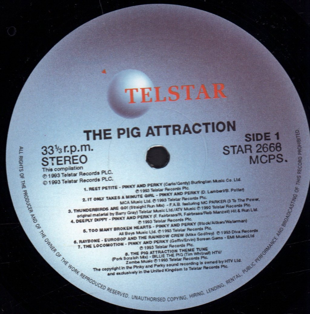 Pinky And Perky (Childrens) - Pig Attraction - Lp