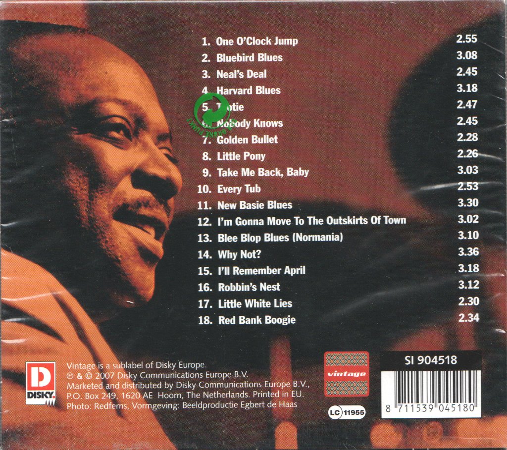Count Basie - Jumpin' - His Legendary Tunes - Cd