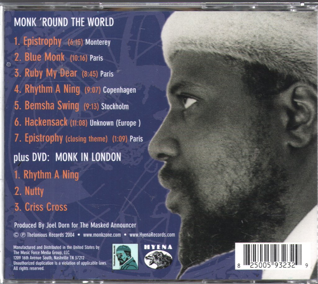 Thelonious Monk - Monk 'Round The World - Cd/Dvd