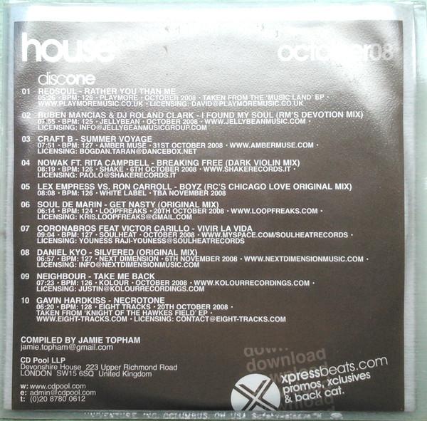 Various Artists - House October 08 - Double Cd