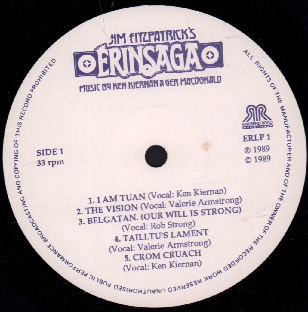 Jim Fitzpatrick - Erinsaga - Lp