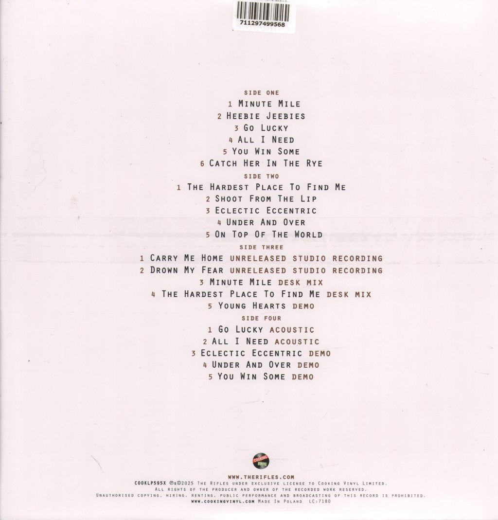 Rifles - None the Wiser (10th Anniversary Edition) - Double Lp