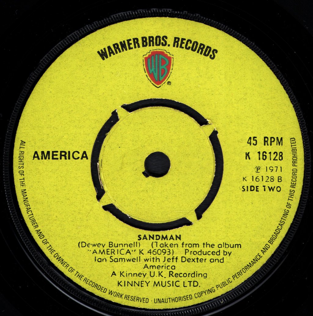 America - A Horse With No Name - 7 Inch