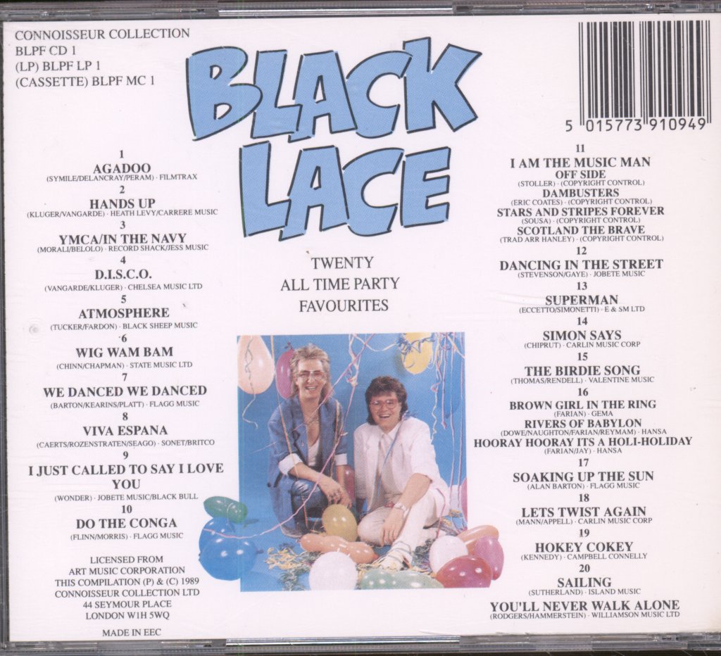 Black Lace - Twenty All Time Party Favourites - Cd