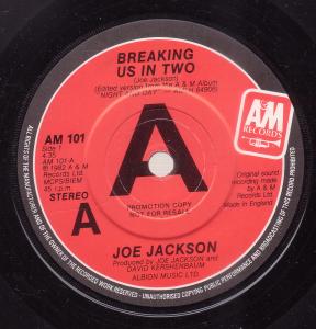 Joe Jackson - Breaking Us In Two - 7 Inch
