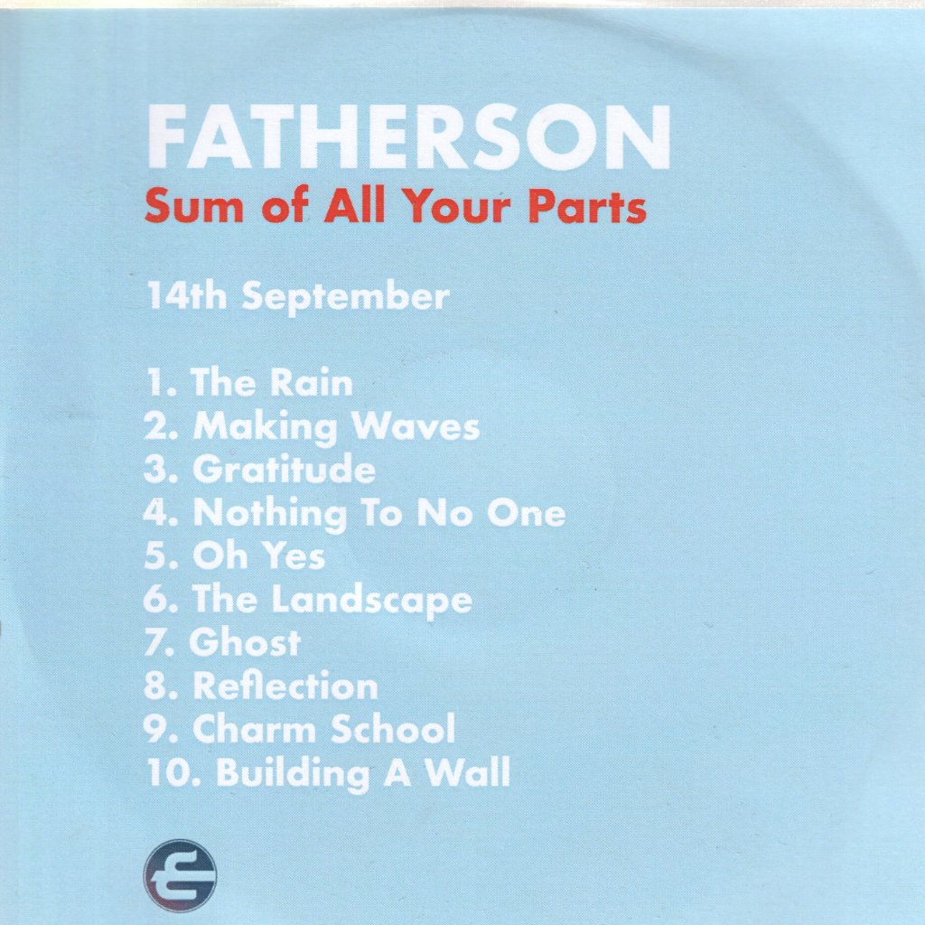 Fatherson - Sum Of All Your Parts - Cdr